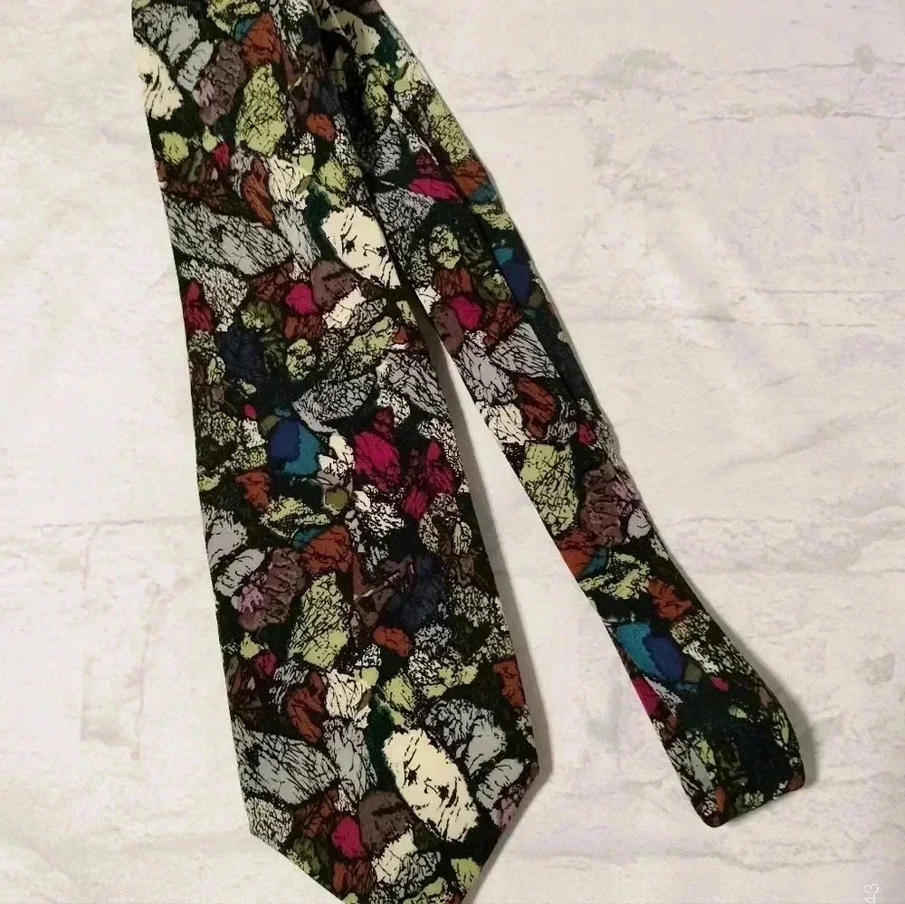 Stonehenge Apollo 12 Moon Rock Collection Mens Tie Necktie Molecular Expressions
